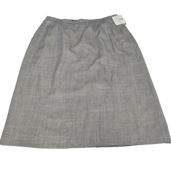 Pendleton Gray Houndstooth Skirt - Picture 2 of 13